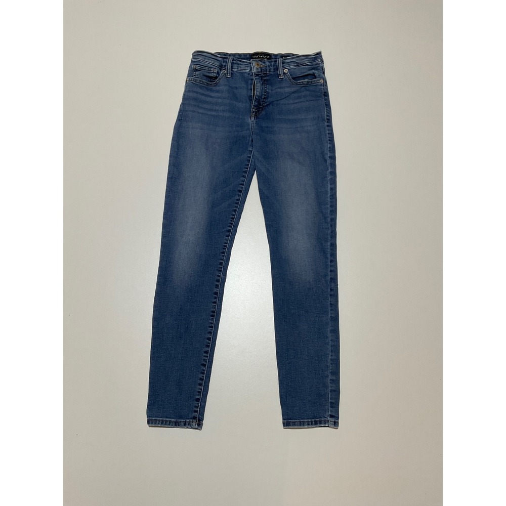 Lucky Brand Womens Ava Skinny Jeans Medium Wash Blue Size 6 / 28 Regular